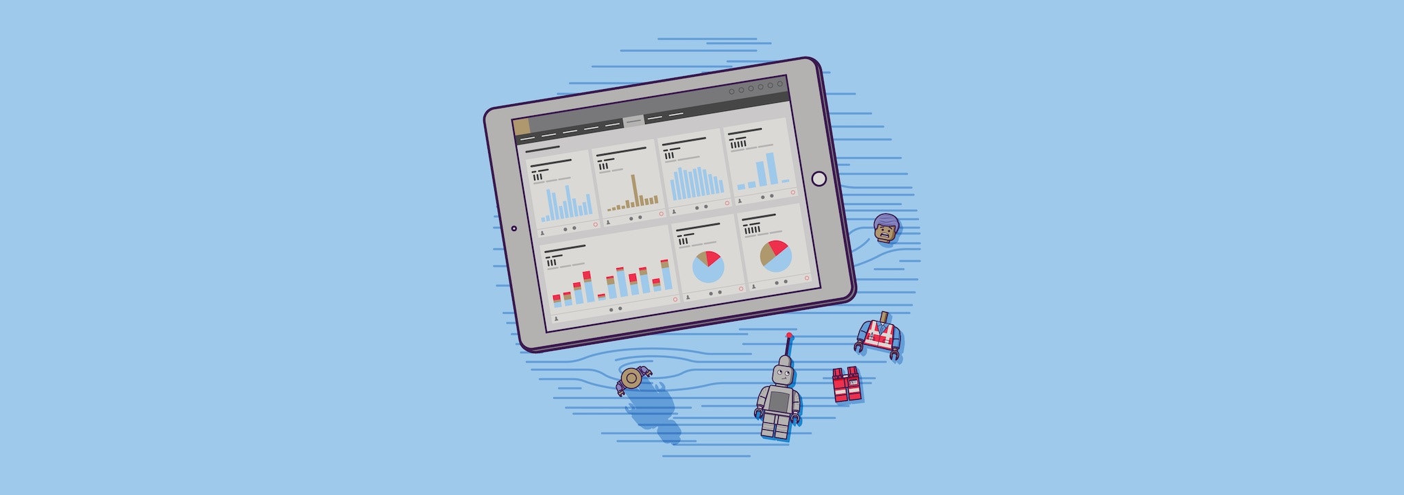 reporting dashboard on IPad